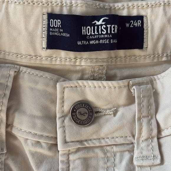 Hollister Ultra High-Rise Baggy Cargo size 24R(00R) 30 inch inseam - Picture 4 of 4